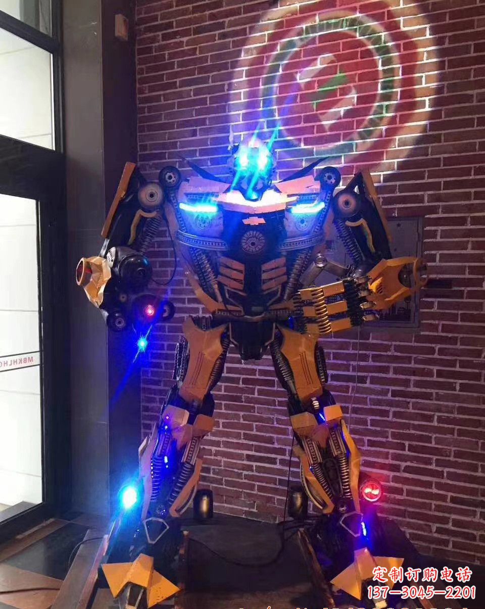 福建不锈钢变形金刚雕塑经典改造