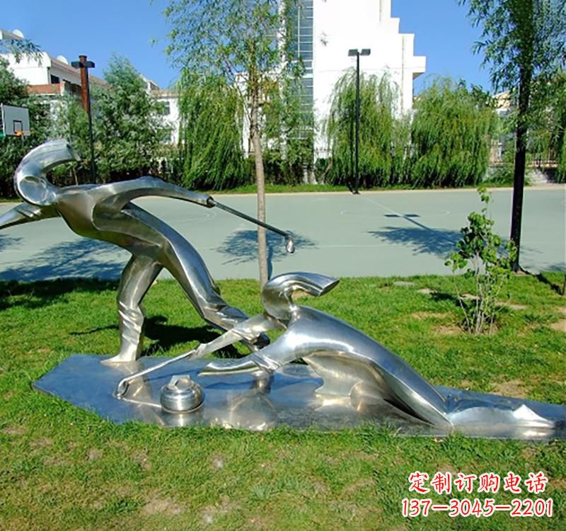 福建不锈钢冰壶雕塑——一种艺术形式