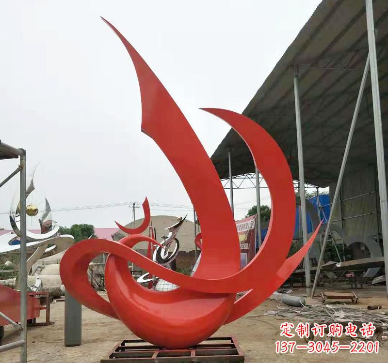 福建不锈钢彩色凤凰雕塑传承东方美学