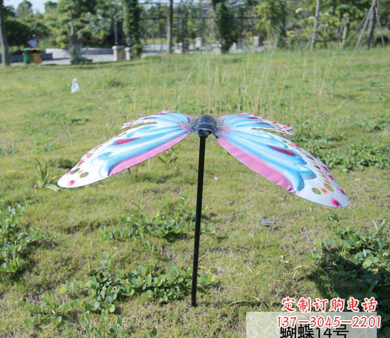 福建不锈钢彩色蝴蝶雕塑1