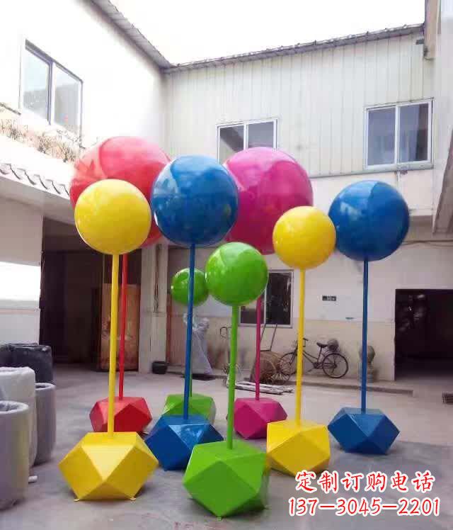 福建不锈钢彩色气球雕塑艺术的绚丽缤纷