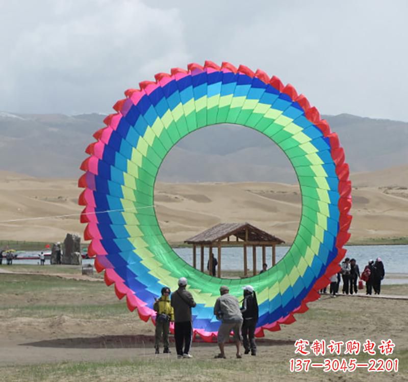 福建不锈钢彩色圆环雕塑