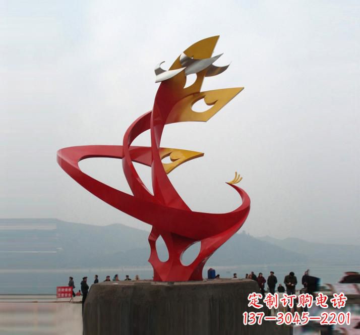 福建精美的不锈钢凤凰雕塑