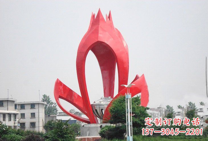 福建不锈钢莲蓬雕塑——艺术的缩影