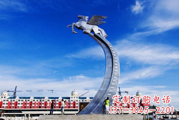 福建不锈钢城市飞马设计图雕塑