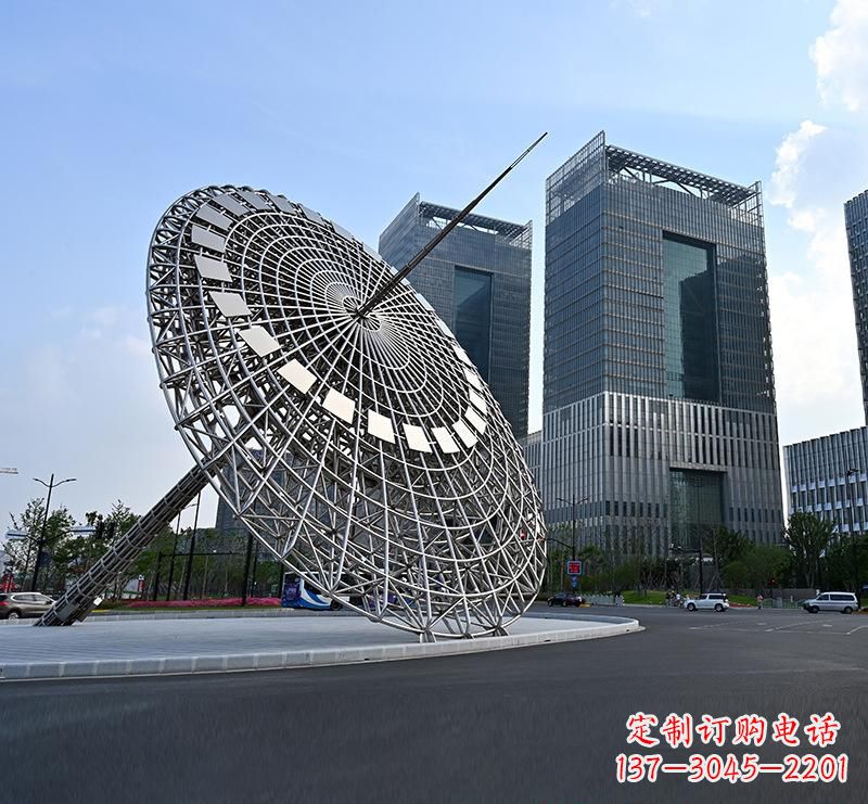 福建不锈钢城市璀璨的摩天轮雕塑