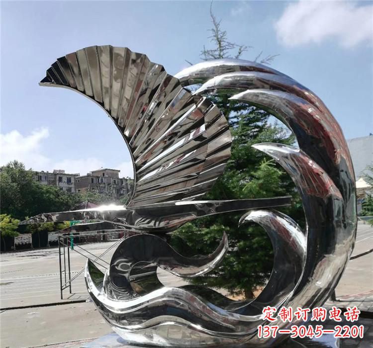福建不锈钢翅膀艺术雕塑