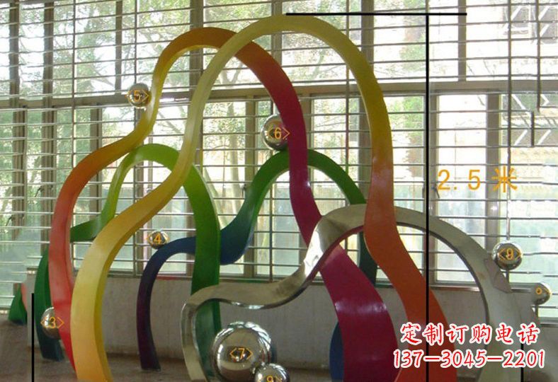 福建不锈钢假山雕塑精致耐用的艺术品