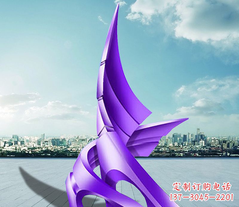 福建不锈钢船帆雕塑静谧的海洋美景