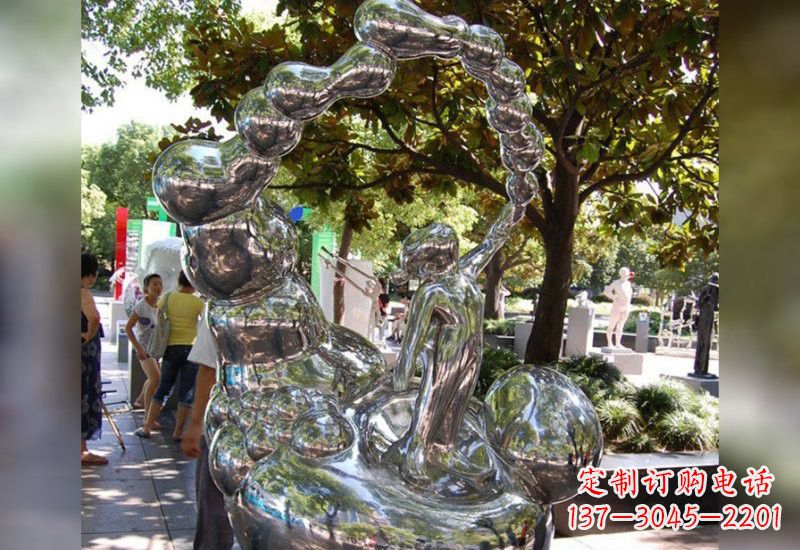 福建精美不锈钢儿童雕塑
