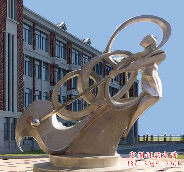 福建不锈钢制作的高尔夫球雕塑