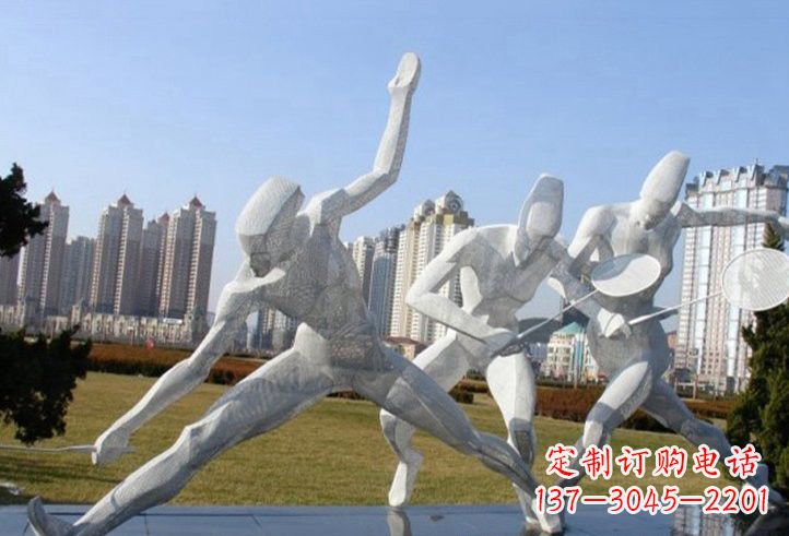 福建精致不锈钢羽毛球雕塑