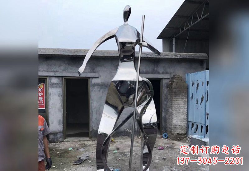 福建精致的不锈钢大提琴雕塑