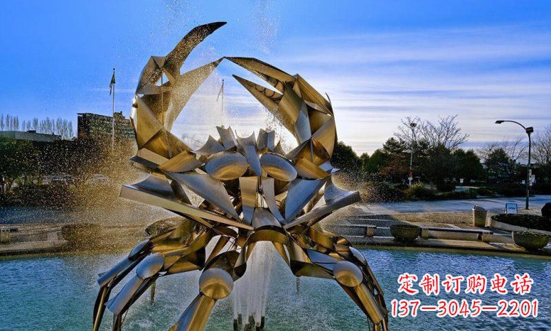 福建精美不锈钢螃蟹雕塑