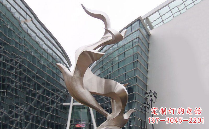 福建不锈钢大雁雕塑