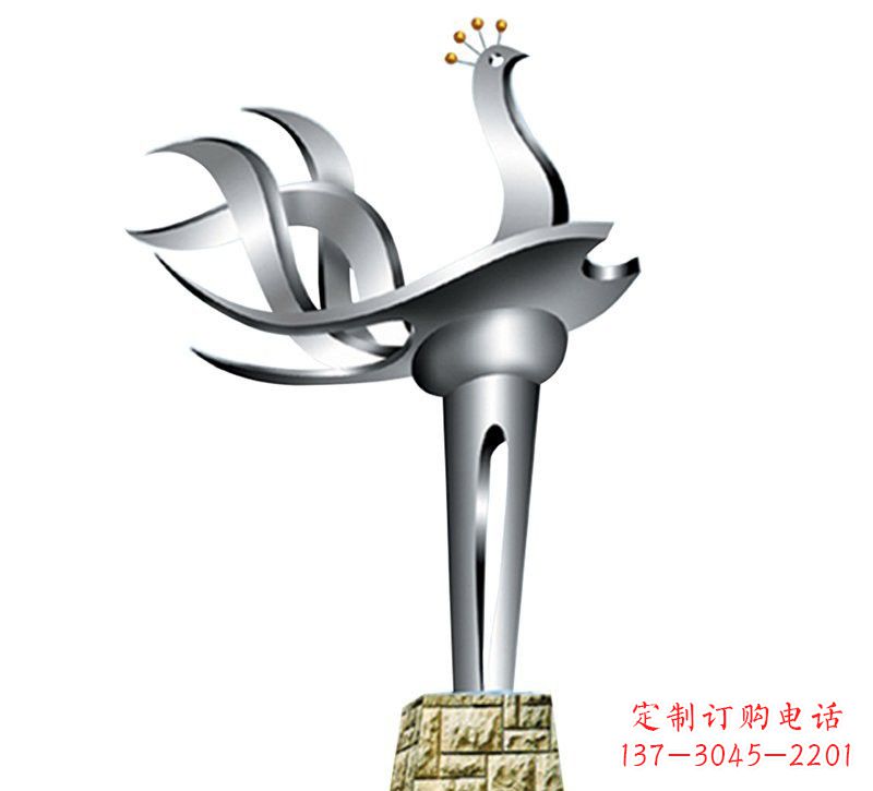 福建不锈钢凤凰雕塑——精致的艺术之作