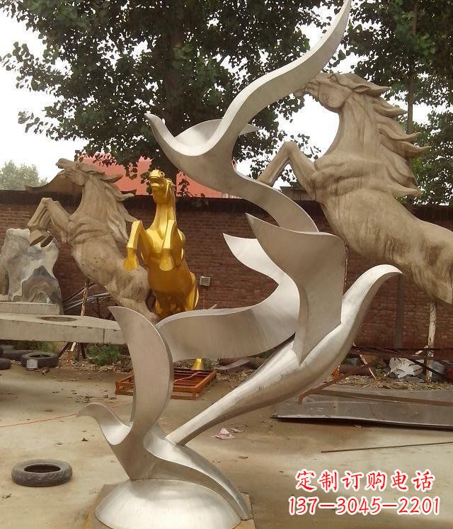 福建精美不锈钢鸽子雕塑