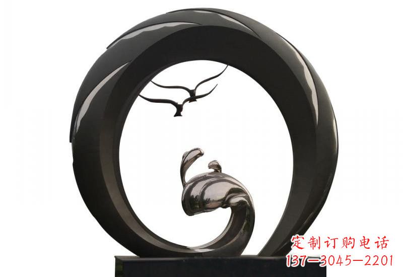 福建不锈钢海鸥雕塑海洋之韵