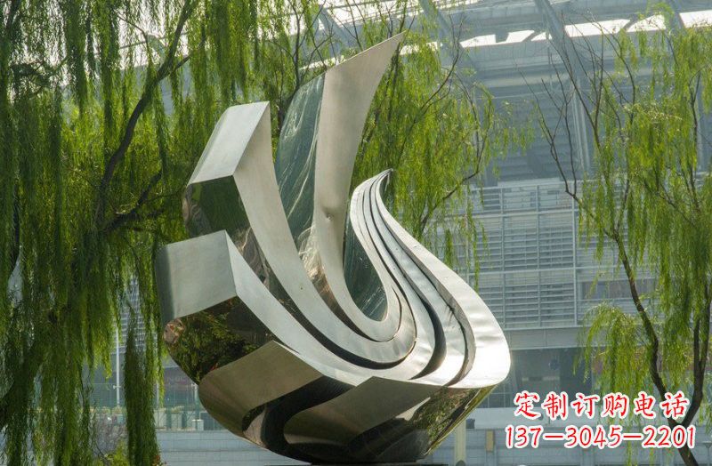 福建不锈钢和平鸽雕塑象征和平与信仰