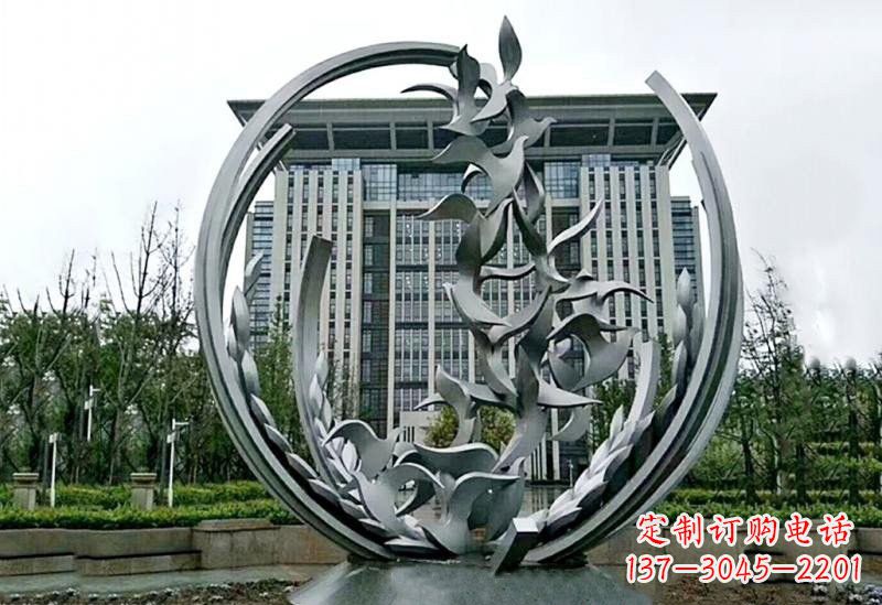 福建不锈钢和平鸽雕塑