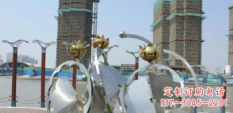 福建不锈钢荷叶雕塑——缔造经典之美