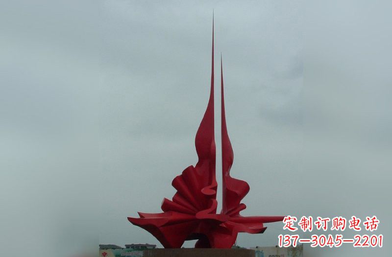 福建不锈钢抽象火炬雕塑222