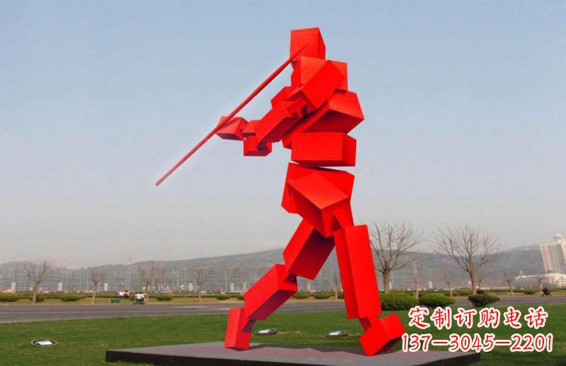 福建不锈钢标枪雕塑