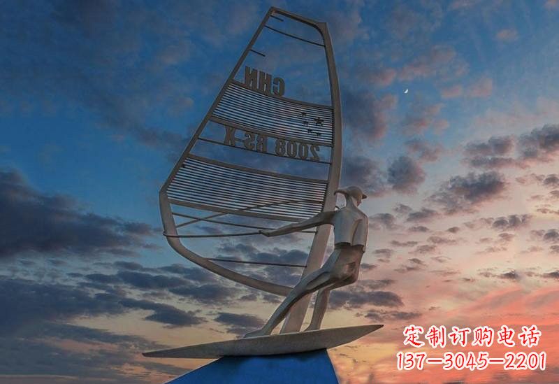 福建不锈钢帆船雕塑——象征着美丽的梦想