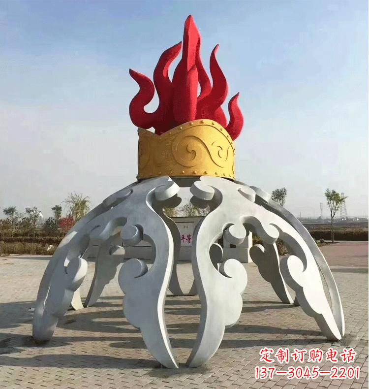福建不锈钢拱门雕塑精致而又充满艺术气息