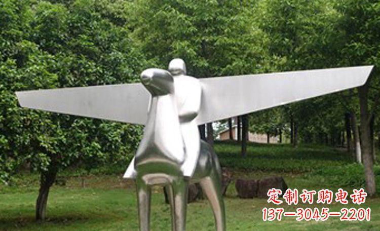福建不锈钢马雕塑完美集结动感与现代美学