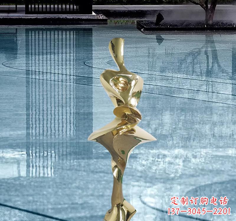 福建不锈钢材质的人体雕塑