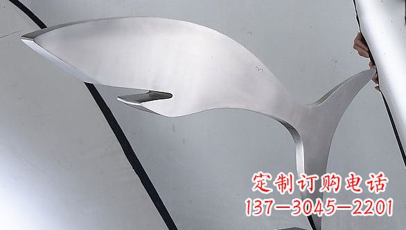 福建不锈钢鲨鱼雕塑艺术精品