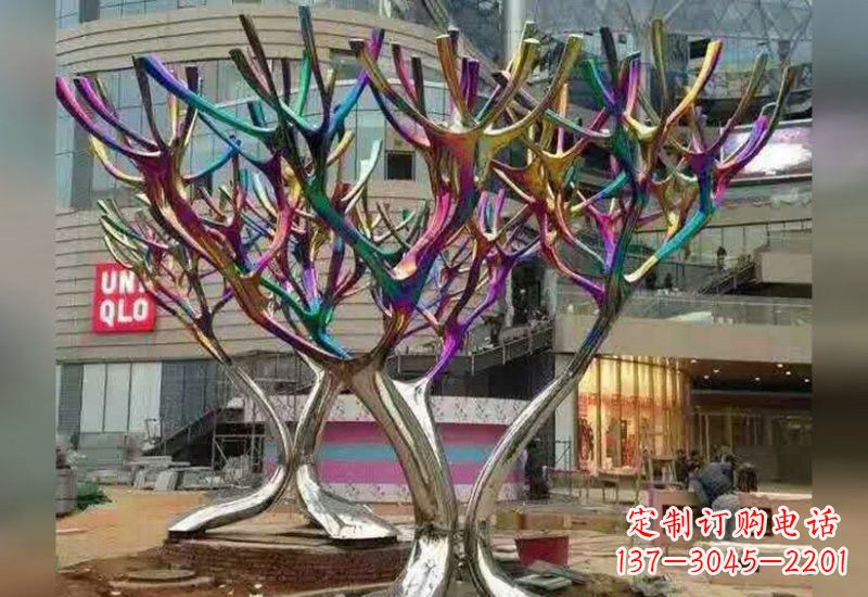 福建不锈钢树枝雕塑自然的美丽