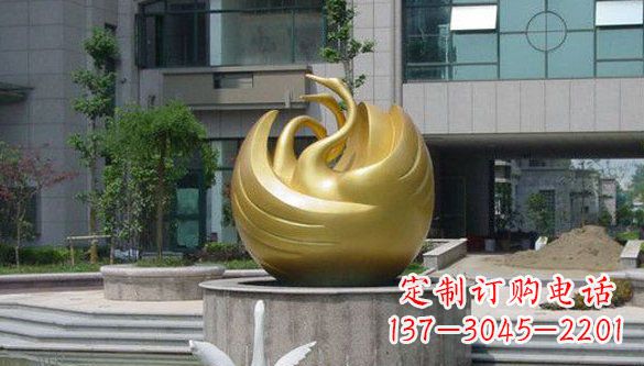 福建不锈钢天鹅雕塑