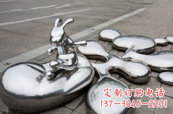 福建不锈钢兔子雕塑