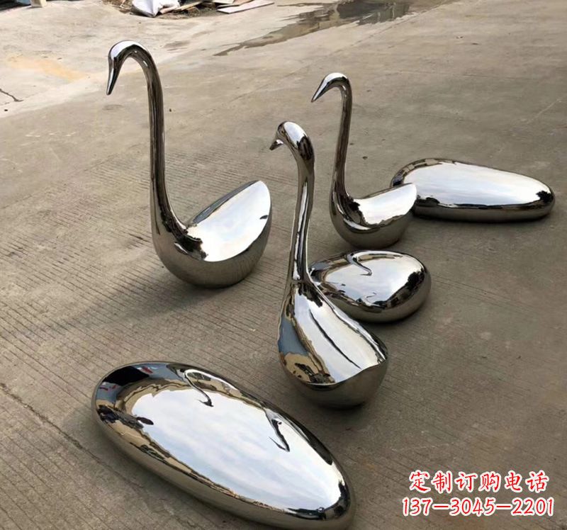 福建不锈钢抽象仙鹤雕塑