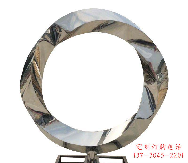 福建不锈钢圆环雕塑——精美而优雅