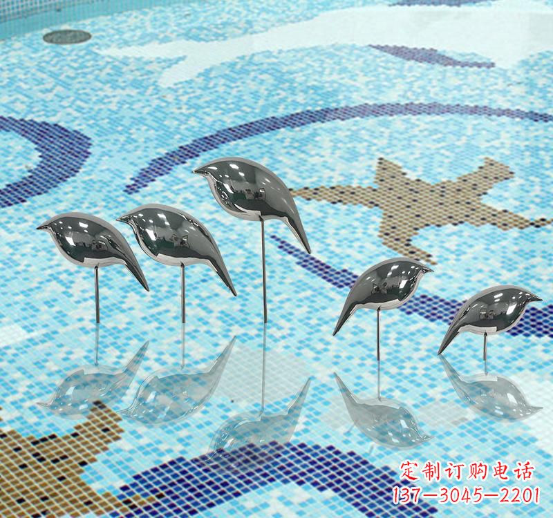 福建不锈钢创意鸽子雕塑