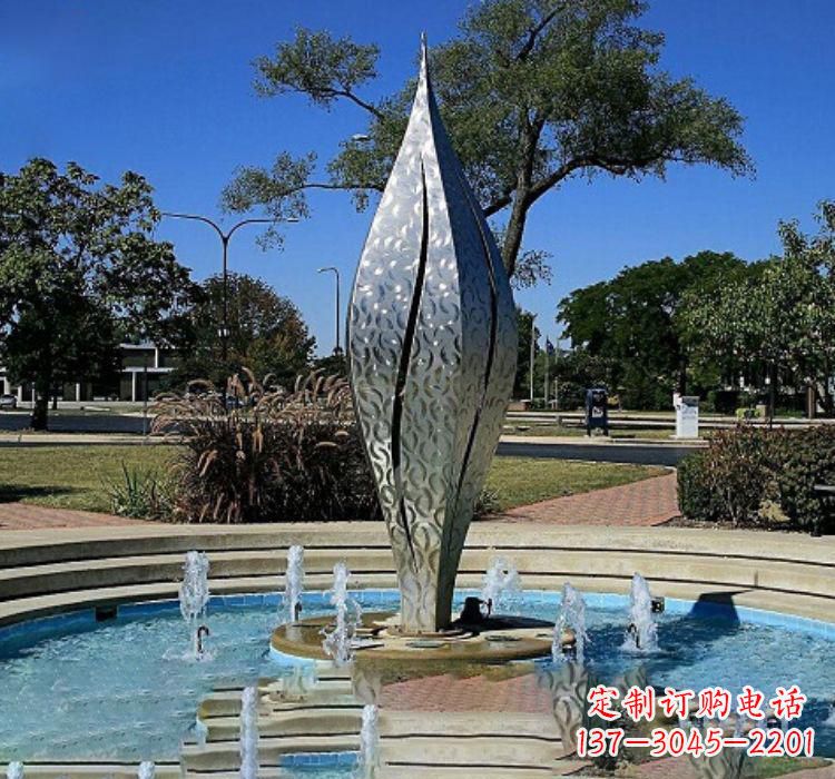 福建不锈钢创意喷泉雕塑