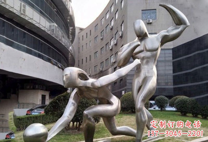 福建不锈钢保龄球雕塑——精美绝伦