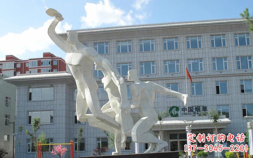 福建不锈钢乒乓球雕塑精美绝伦
