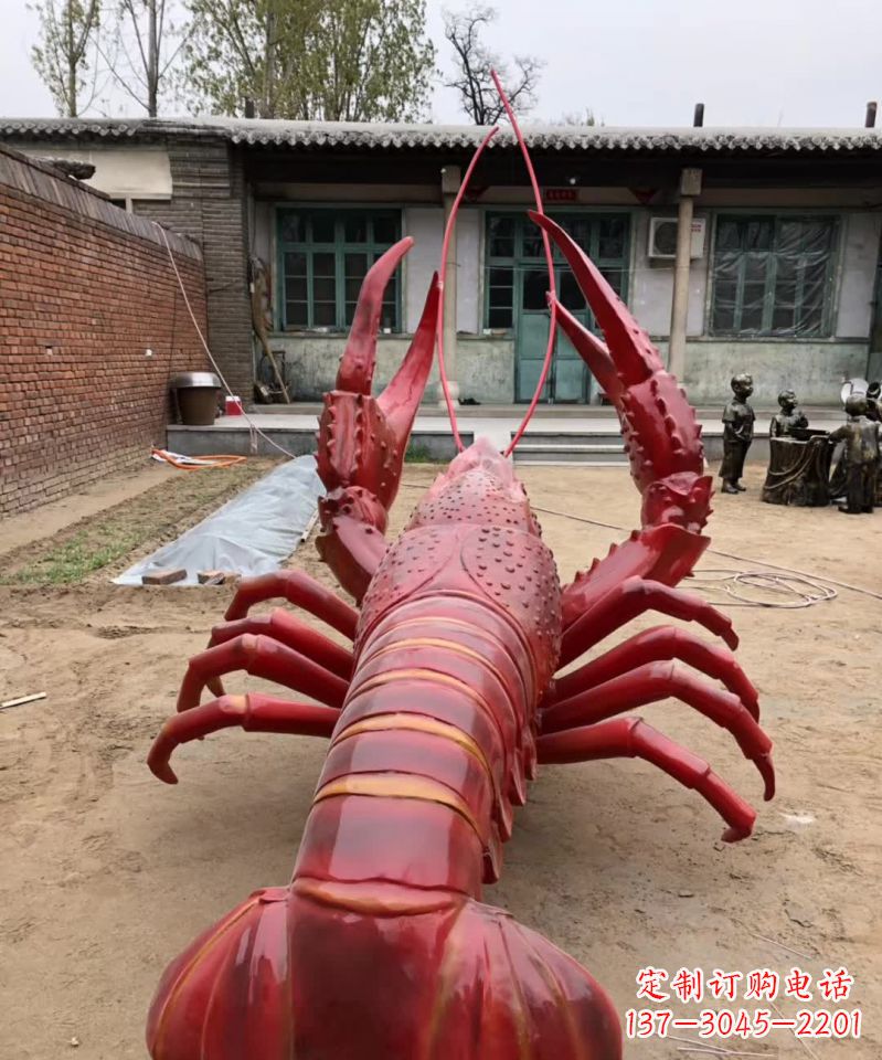 福建不锈钢大龙虾雕塑雕塑之美