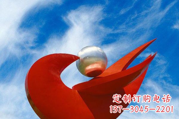 福建“和平鸽”用不锈钢大型雕塑抒发爱与和平