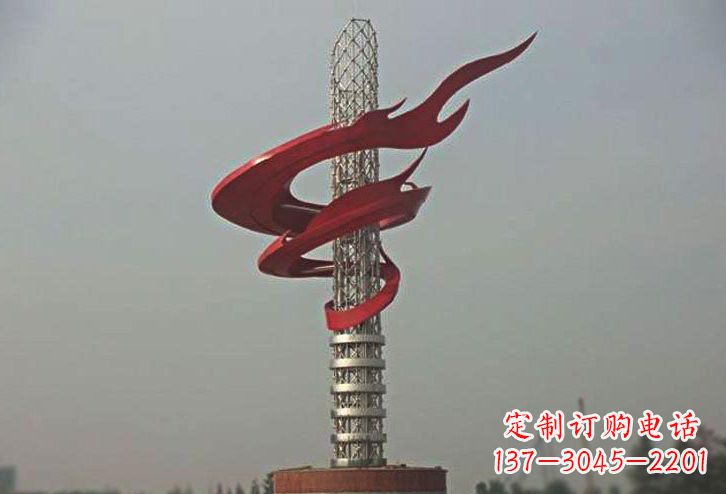 福建不锈钢大型火炬雕塑