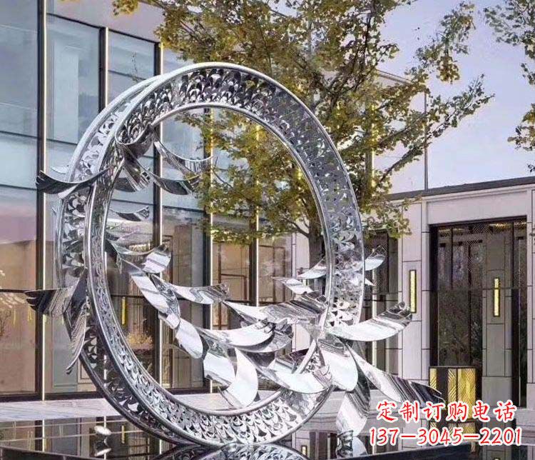 福建大雁雕塑象征着永恒的美丽