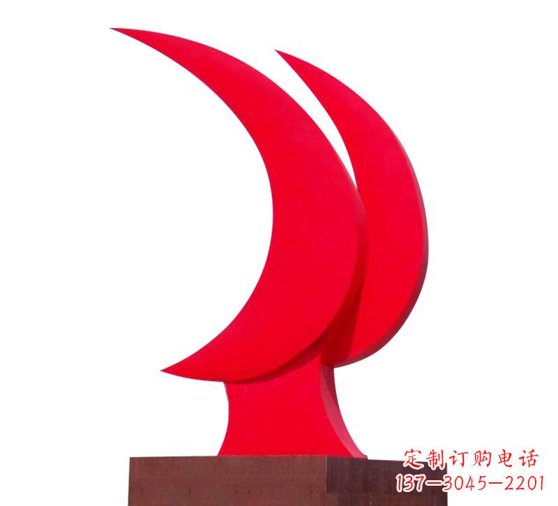 福建不锈钢党旗雕塑——传承中华文化精神