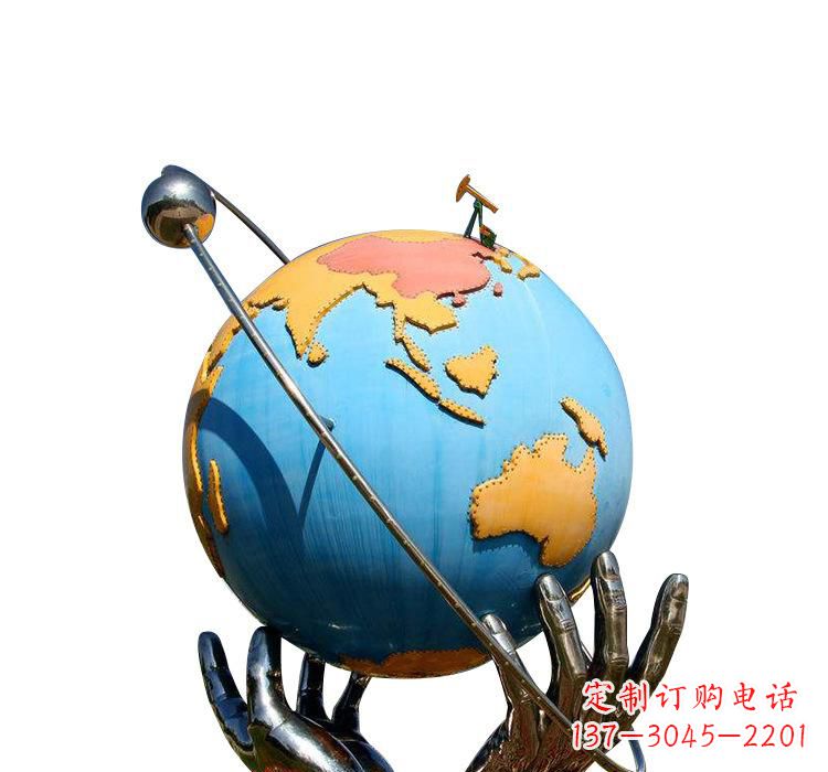 福建不锈钢地球雕塑2