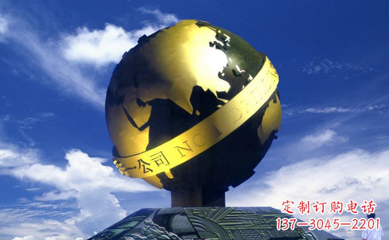 福建不锈钢地球雕塑传承持久的环保理念