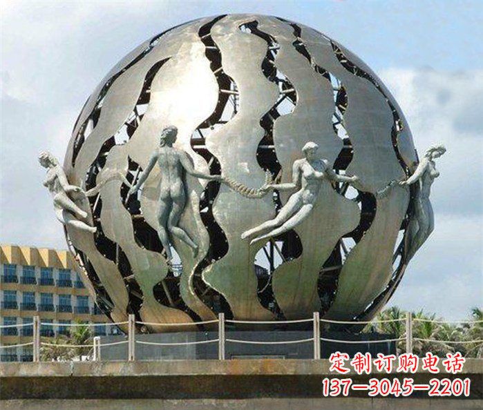 福建不锈钢地球雕塑一座精致而又充满着力量的艺术作品
