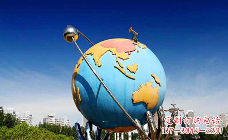 福建不锈钢地球仪雕塑 (3)